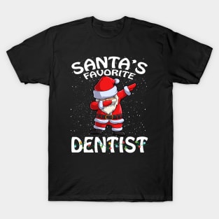 Santas Favorite Dentist Christmas T-Shirt